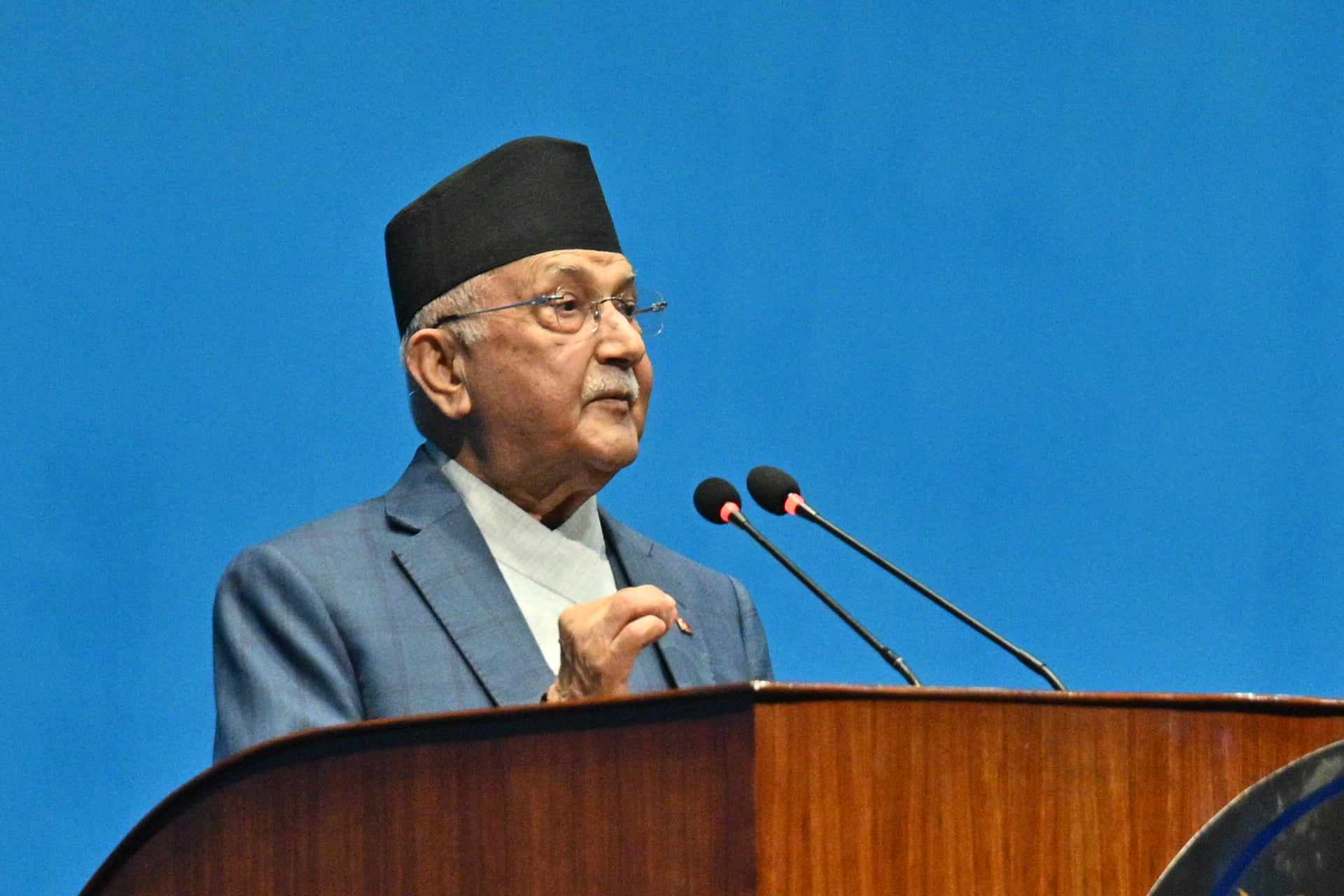 प्रतिनिधिसभा बैठकमा सम्बोधन गर्दै प्रधानमन्त्री ओली (भिडियो)