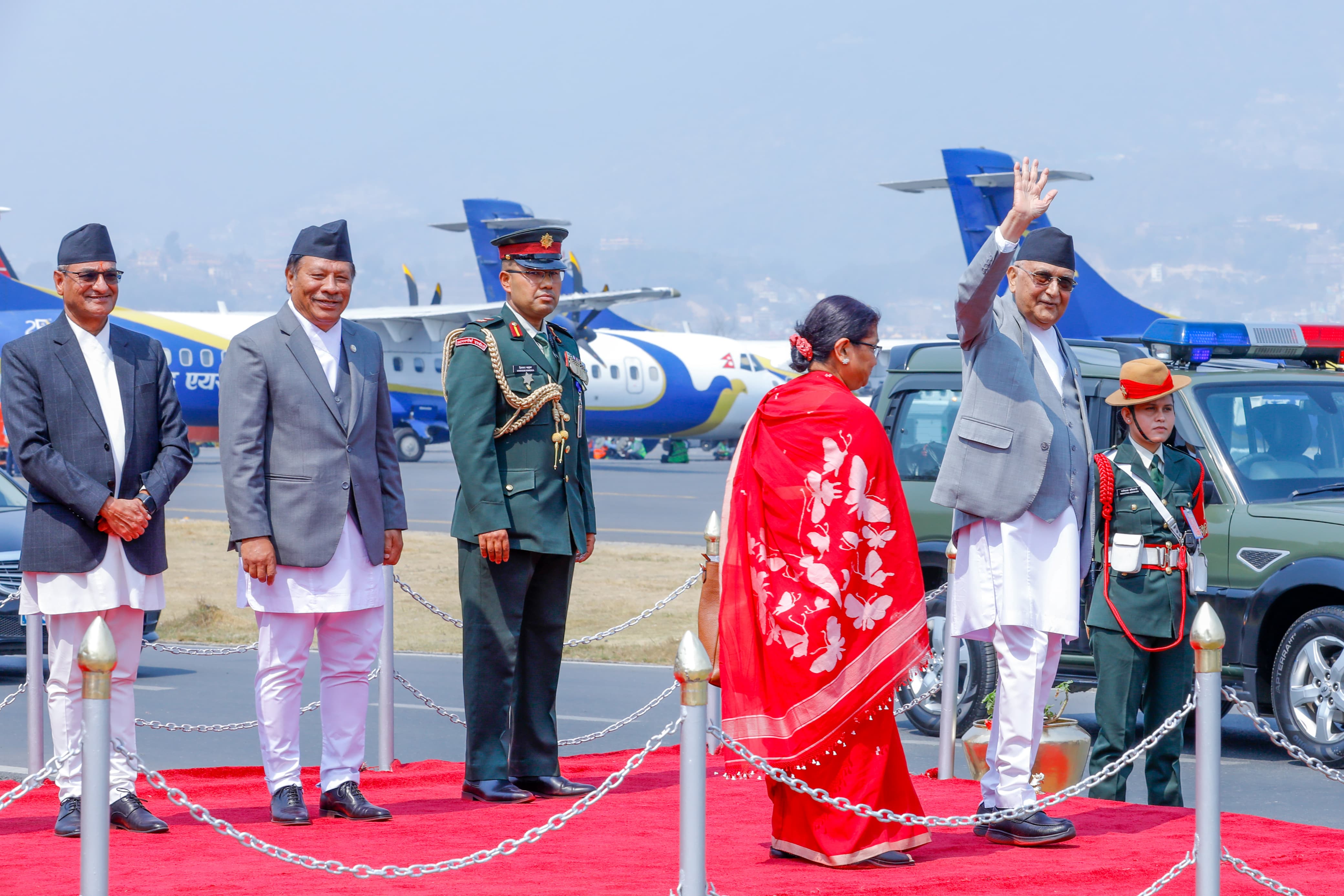 प्रधानमन्त्री ओली थाइल्यान्ड प्रस्थान (तस्वीरहरू)