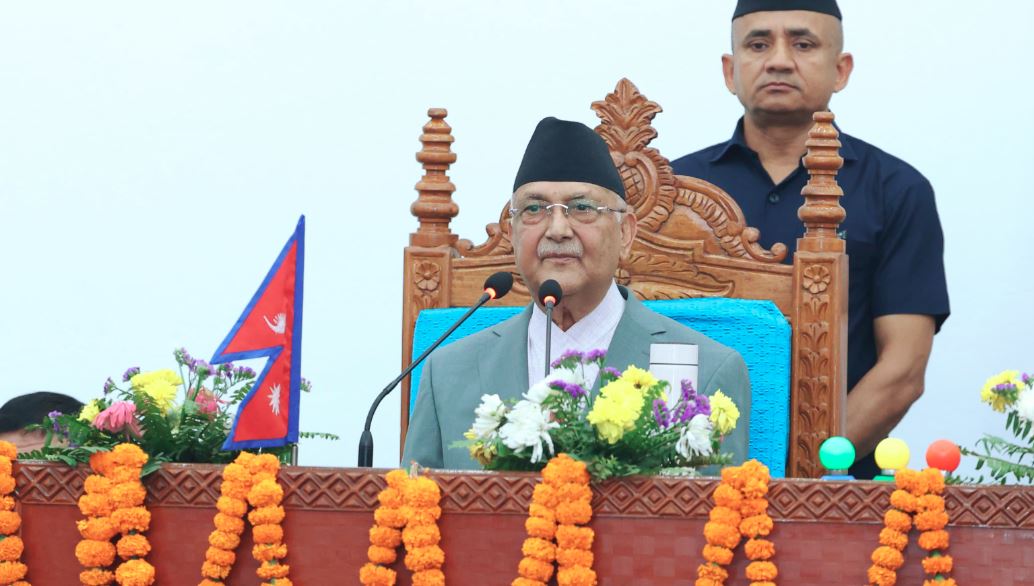 प्रधानमन्त्री ओलीले भने- जनताले परिवर्तनको उपलब्धि आफ्नो पेट, आङ र सन्ततिको हितमा खोज्छ