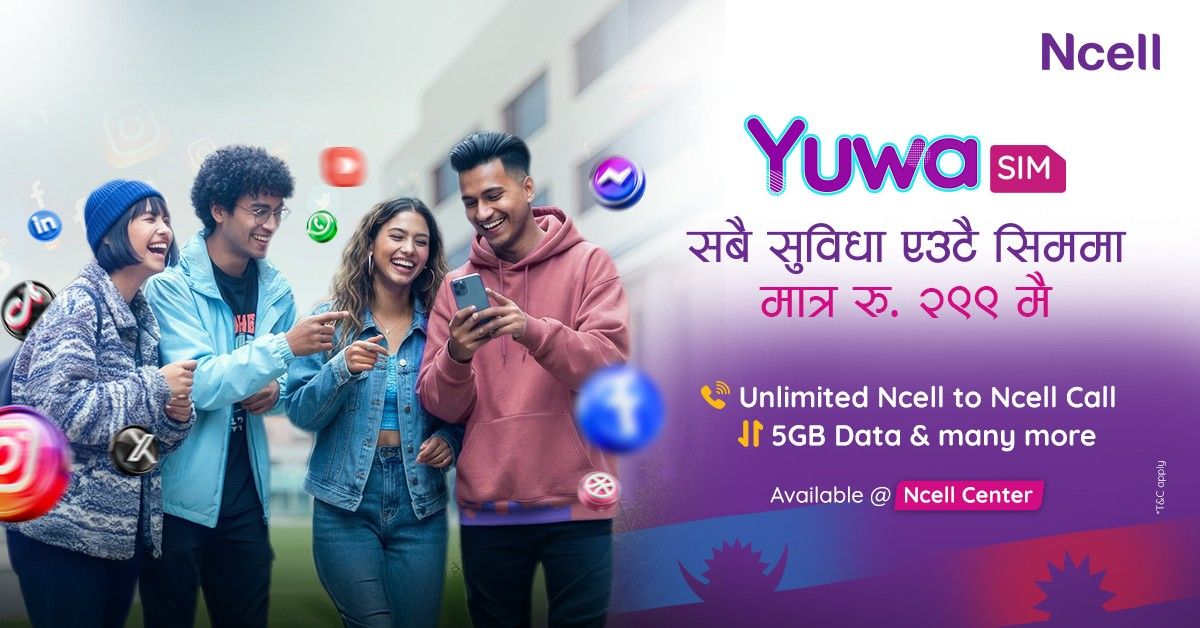 एनसेलले ल्यायो जेन–जीलक्षित ‘युवा सिम’
