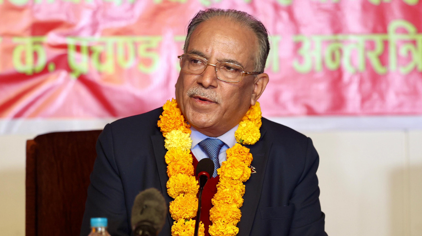 गोरखा पुगेर प्रधानमन्त्री प्रचण्डले भने- गठबन्धन सरकार पाँचै वर्ष जान्छ