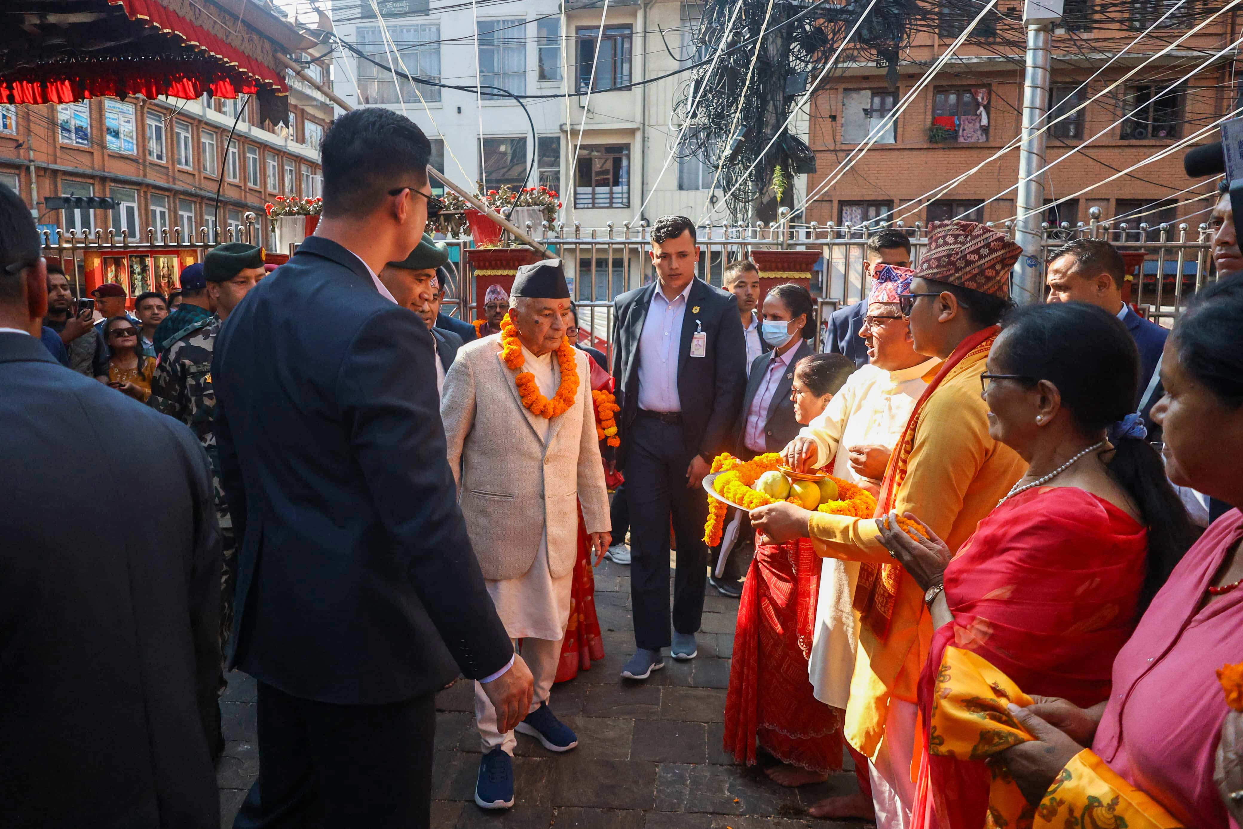 President-Ramchandra-Poudel-Naxal-Bhagwati-Mandir_NPL-13-1792403294.JPG