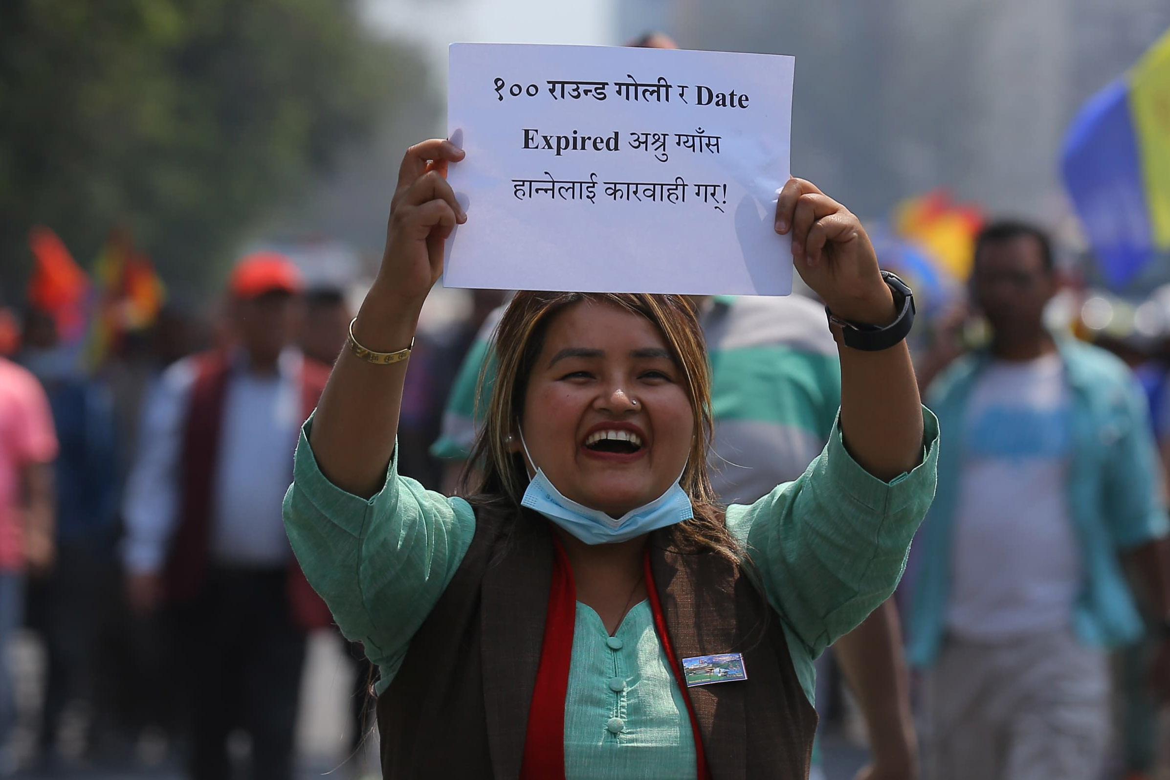 काठमाडौंमा राप्रपाको प्रदर्शन (तस्वीरहरू) 