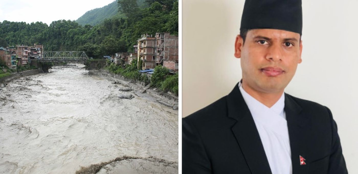 जिल्लावासीलाई भीषण बाढीको पूर्वसूचना दिएर धुलिखेलमा गोष्ठी गर्दै थिए रसुवाका सीडीओ