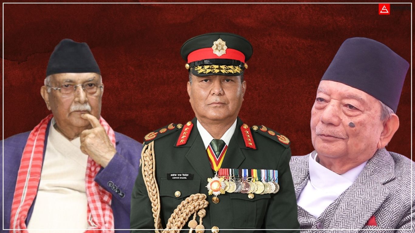 प्रधानसेनापति सिग्देलले गराएका थिए आयोगका अध्यक्ष मगर र ओलीबीच फोन संवाद