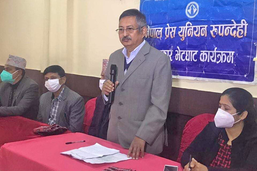 प्रचण्ड-माधव समूहको सरकार बने कांग्रेसले सहकार्य गर्नसक्छ : बालकृष्ण खाँण