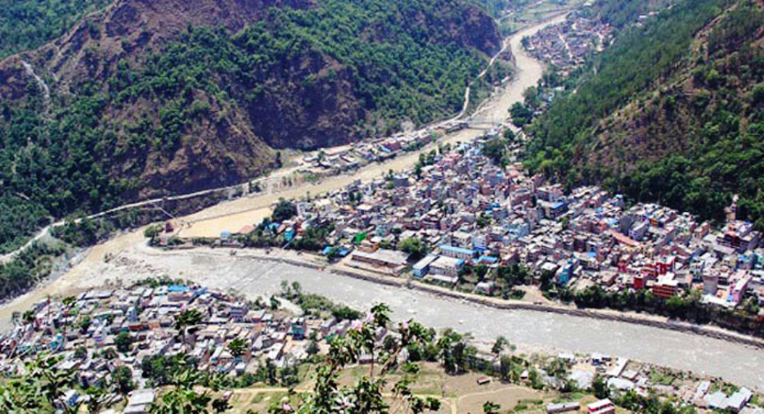 कालीगण्डकी नदीको कटानका कारण बेनीबजार जोखिममा