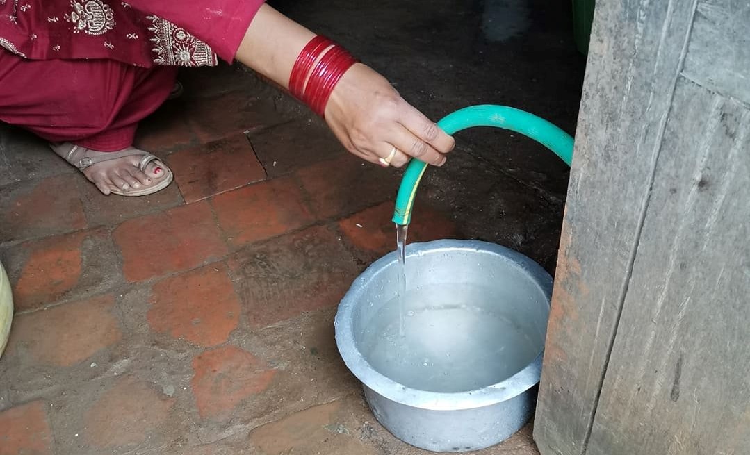 भक्तपुरमा मेलम्चीको पानी वितरण