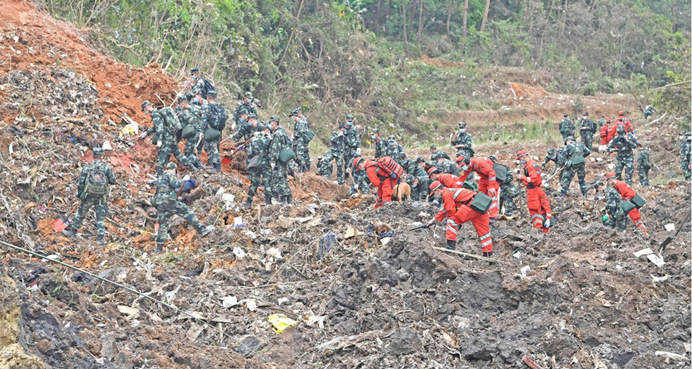 सोमबार चीनमा दुर्घटना भएको विमानको ब्ल्याकबक्स भेटियो