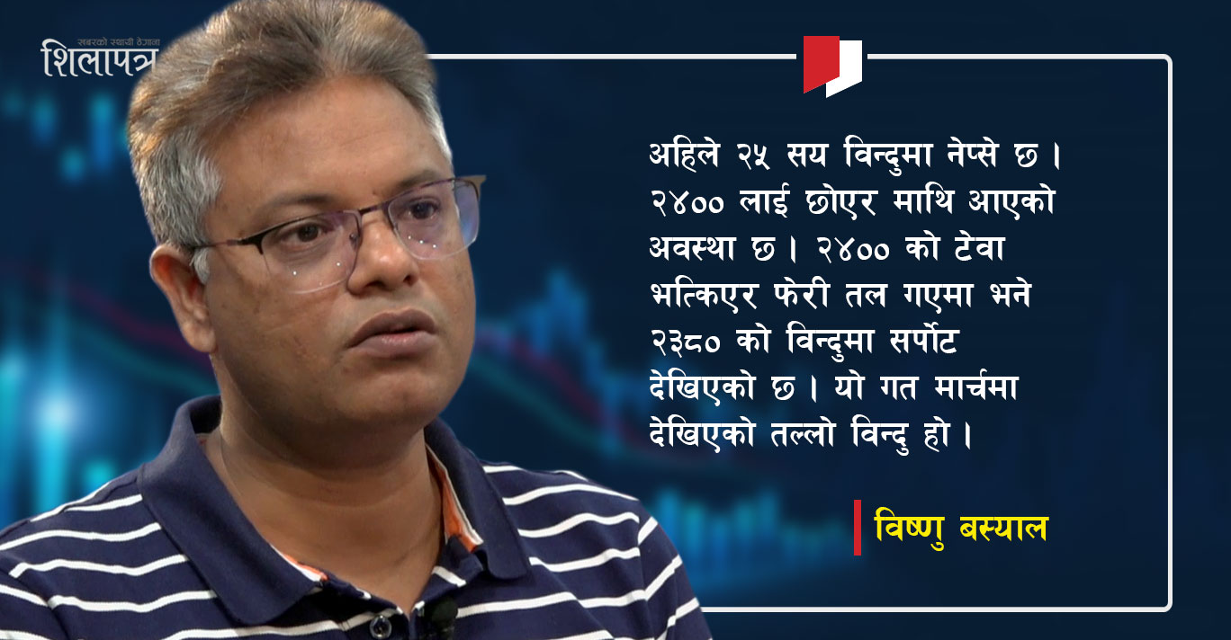 'घटेको शेयर बजार बुल मार्केटभित्रको सामान्य करेक्सन मात्रै हो, बजार अझै बढ्छ'  (भिडियोसहित)