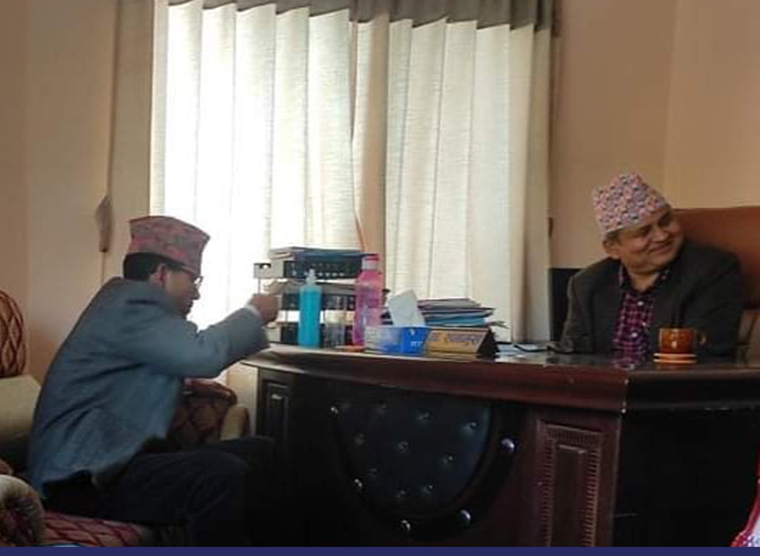 प्रदेशसभा सदस्यबाट राजीनामा दिएका विष्टले गरे सनाखत 