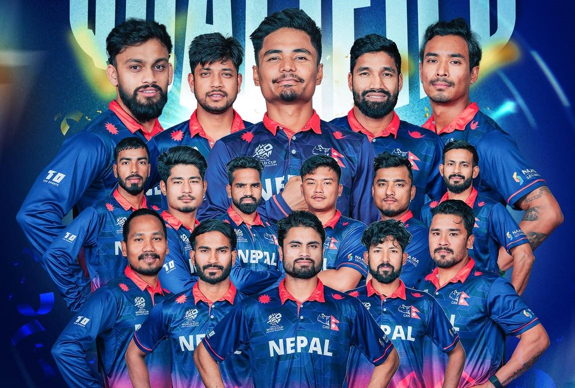 नेपाल टी–२० विश्वकपमा छनोट