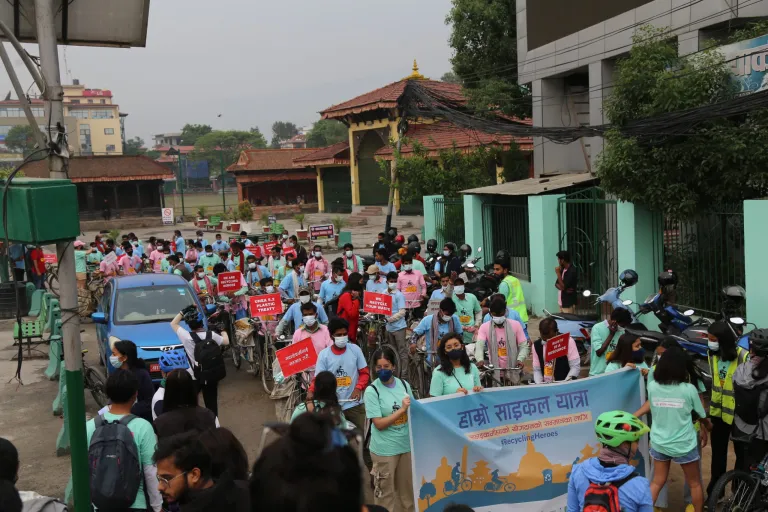 हाम्रो साइकल यात्राद्वारा फोहोरमैला कामदारहरूको नि:शुल्क स्वास्थ्य परीक्षण