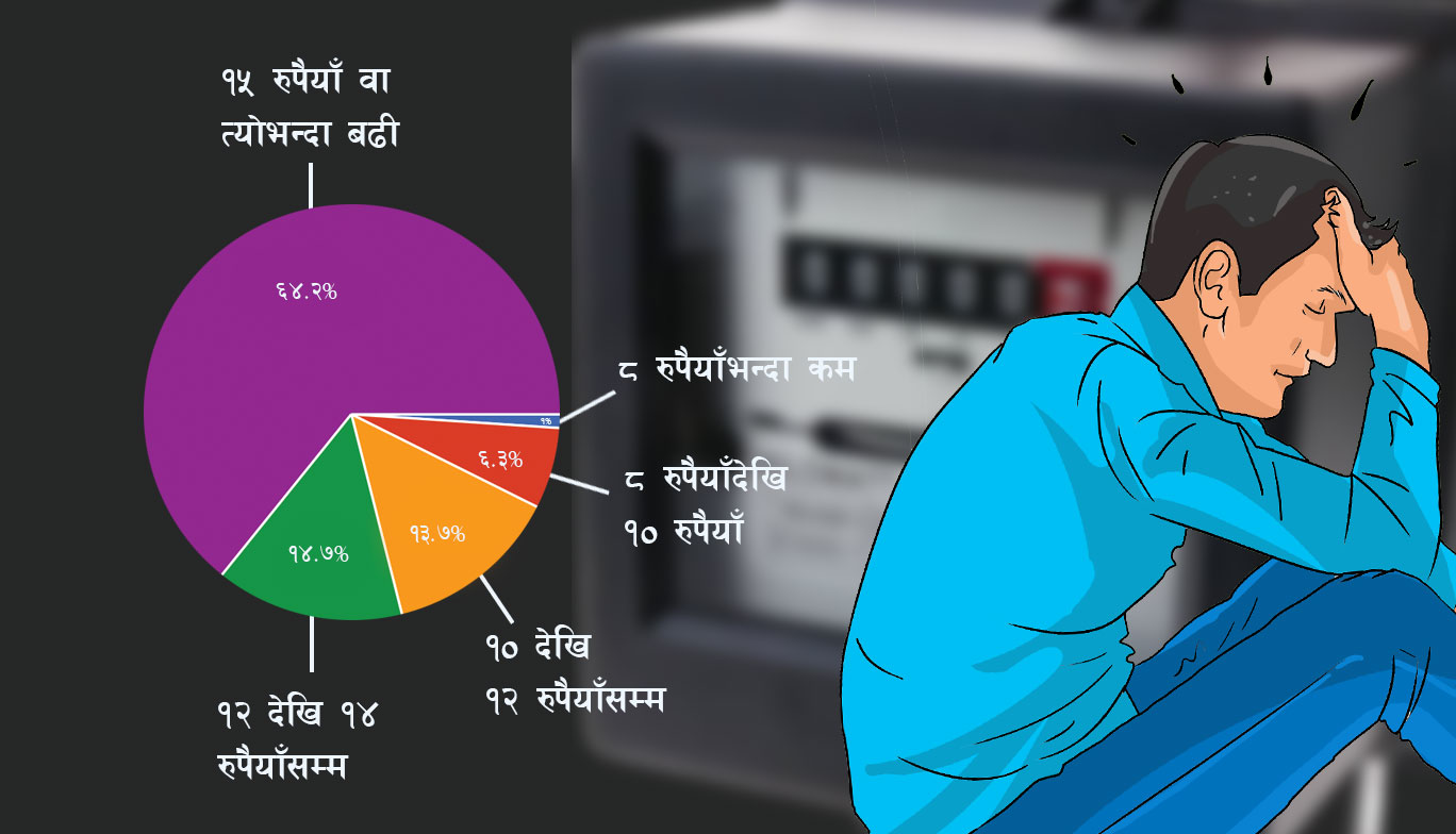 बिजुलीकाे बिलमा काठमाडाैंका घरबेटीकाे लुट, डेरावालासँग असुल्छन् प्रतियुनिट १५ रुपैयाँ