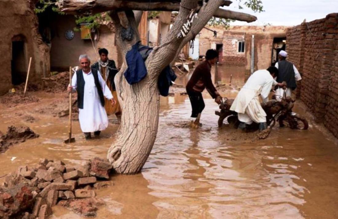 बाढीका कारण अफगानिस्तानमा एकैदिन १ सय १० जनाको मृत्यु