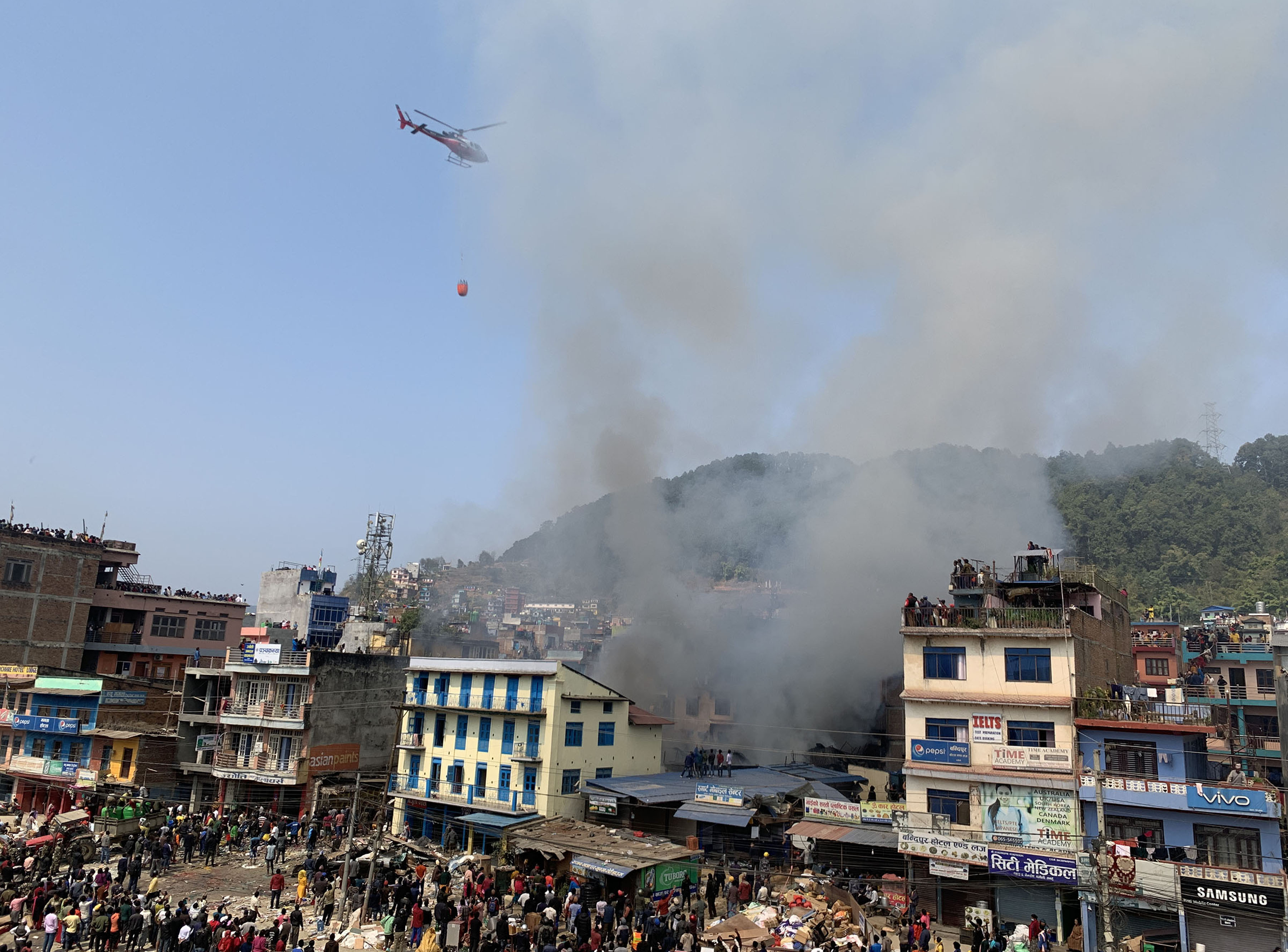 तनहुँमा आगलागीबाट करोडौँको क्षति भएको प्रारम्भिक अनुमान