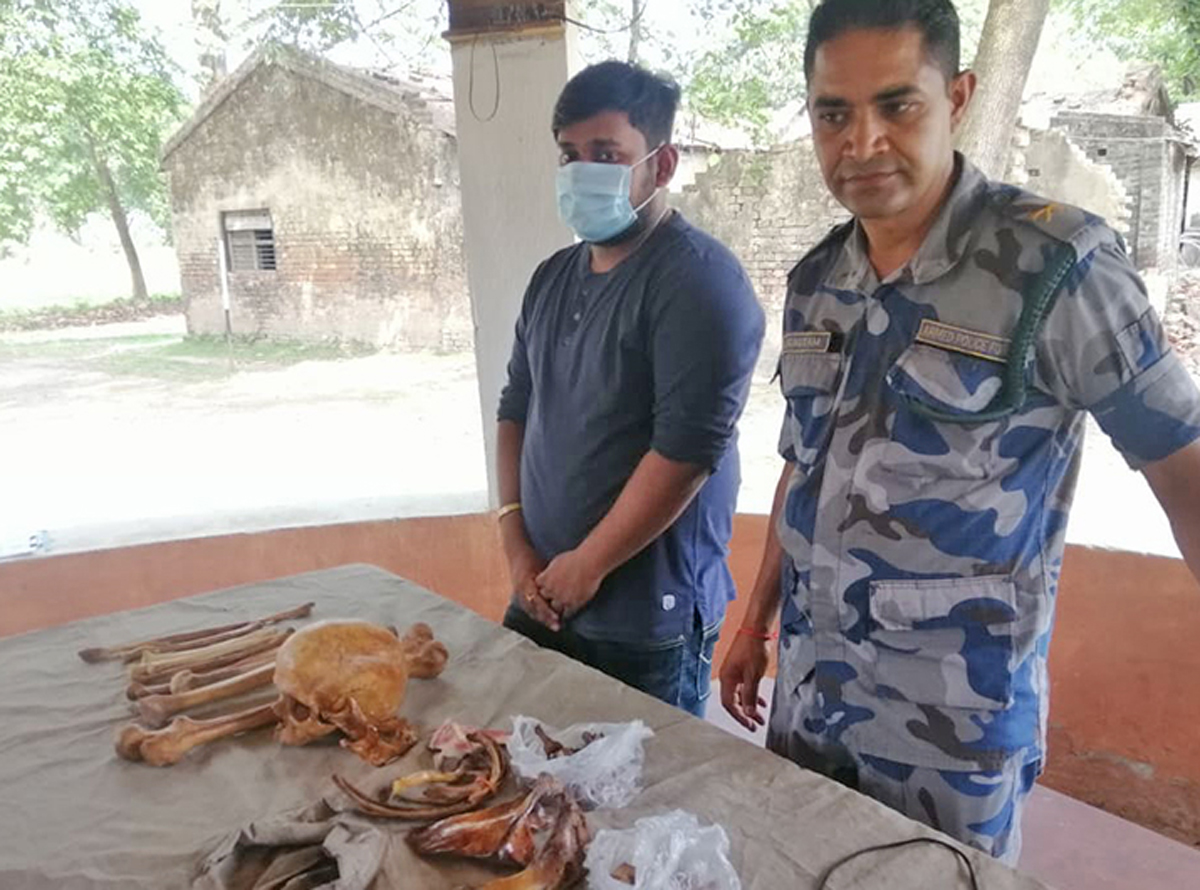 मान्छेको खप्परसहित विराटनगरबाट भारतीय नागरिक पक्राउ