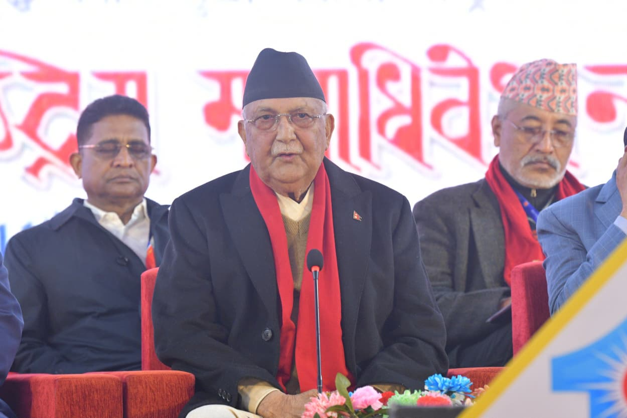 महाधिवेशन उद्घाटनमा कार्यकर्ताको उपस्थितिले मुलुकमा राजनीतिक दलको औचित्य पुष्टि गरेको ओलीको दाबी