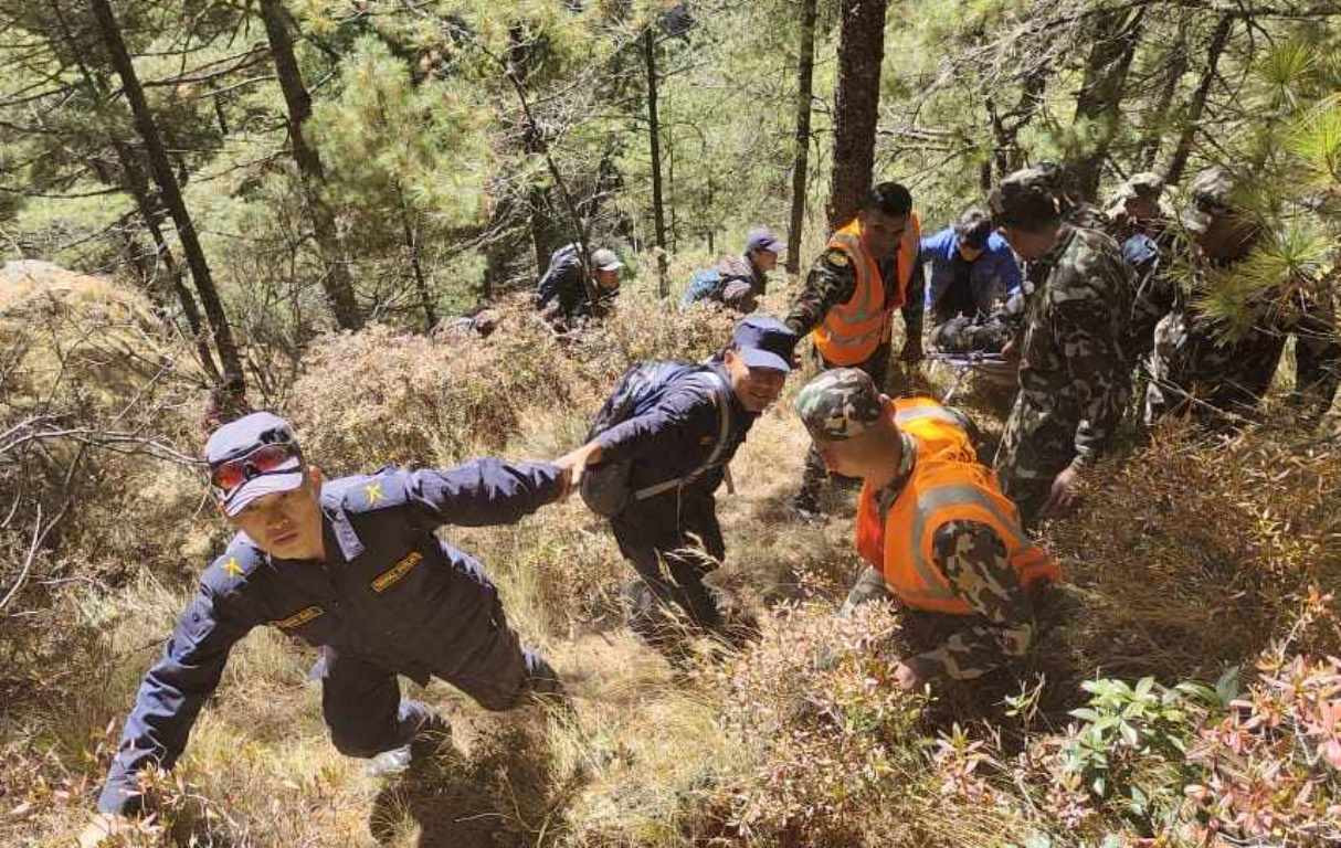 जंगलमा हराएका राईको सेना र प्रहरीले गर्‍यो उद्धार 