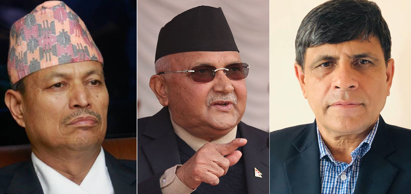 एमालेमा कक्षा दोहोर्‍याउँदै ओली, भीम रावल-घनश्यामले चुनौती दिन सक्लान् ?
