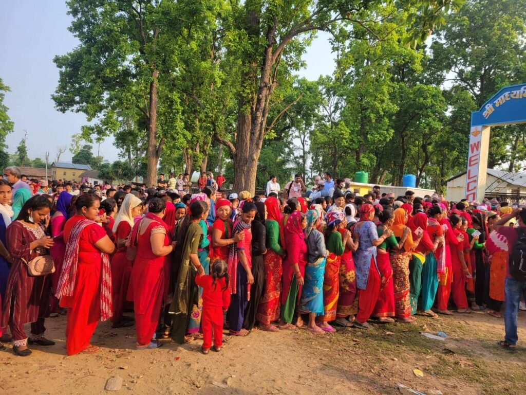 दाङमा दिउँसो १ बजेसम्म खस्यो ४१ प्रतिशत मत