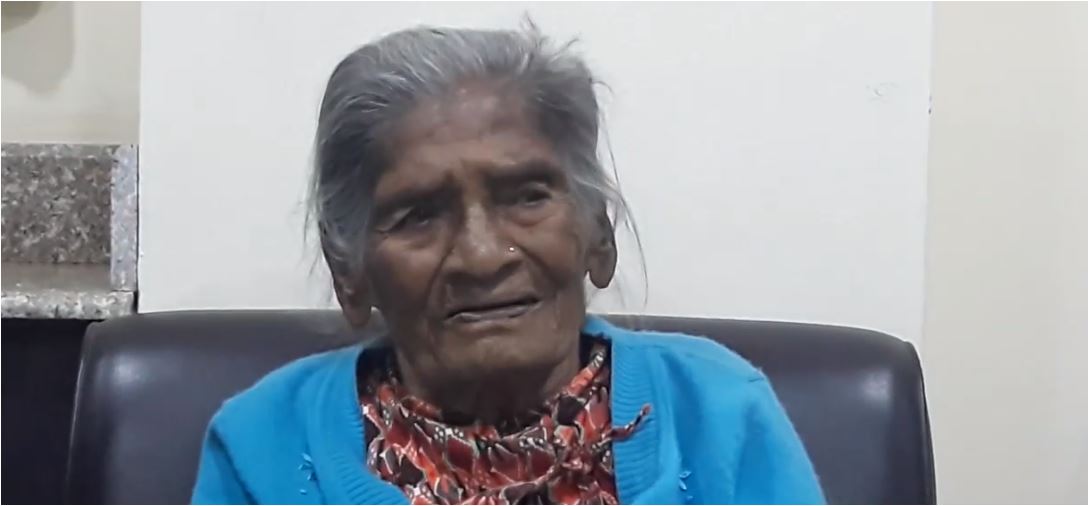 १०४ वर्षीया मनरूपाले लगाइन कोरोनाविरुद्धको खोप