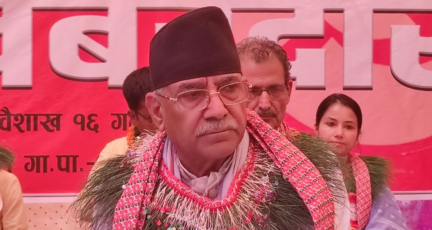 सरकारलक्षित प्रचण्डको टिप्पणी- मर्ने बेलामा कमिलाको प्वाँख आउँछ