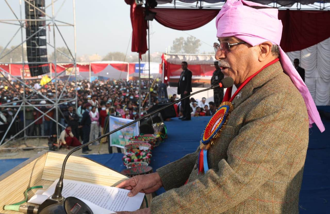 प्राप्त अधिकार रक्षा र सुदृढ गरेर अगाडि बढौँ: प्रधानमन्त्री प्रचण्ड