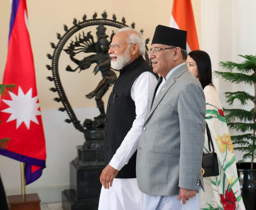 आज दिउँसो भारत जाँदै प्रधानमन्त्री प्रचण्ड