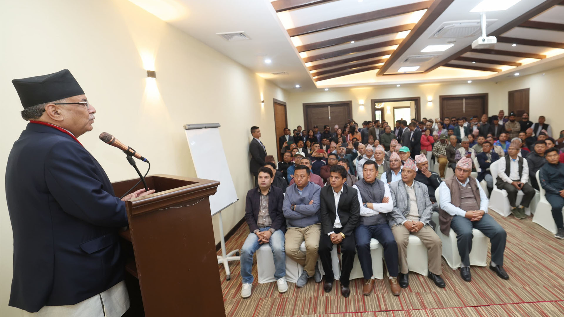 प्रधानमन्त्री प्रचण्ड भन्छन्, ‘कांग्रेसले बारम्बार धोका दियो, उसको भोट हामीलाई ट्रान्सफर हुने पनि देखिएन’