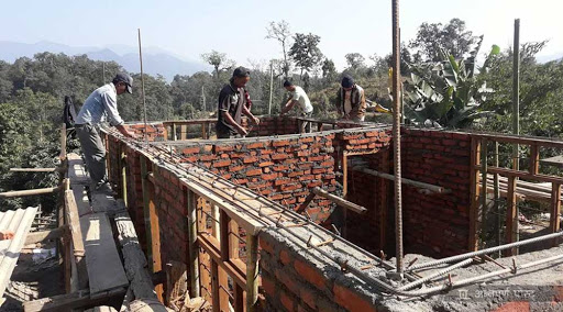 जनता आवास कार्यक्रममार्फत  ५० घर निर्माण हुँदै