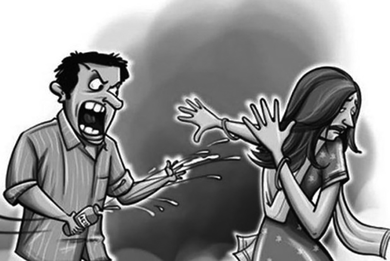 आमाछोरीमाथि हानिएको एसिड नभई तारपिन तेल