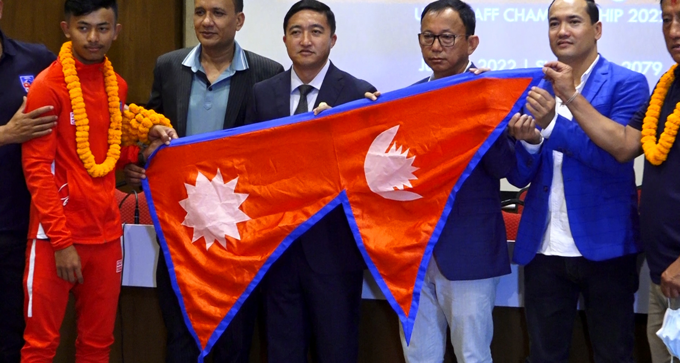 नेपाली यू–२० फुटबल टोली आज भारत जाँदै