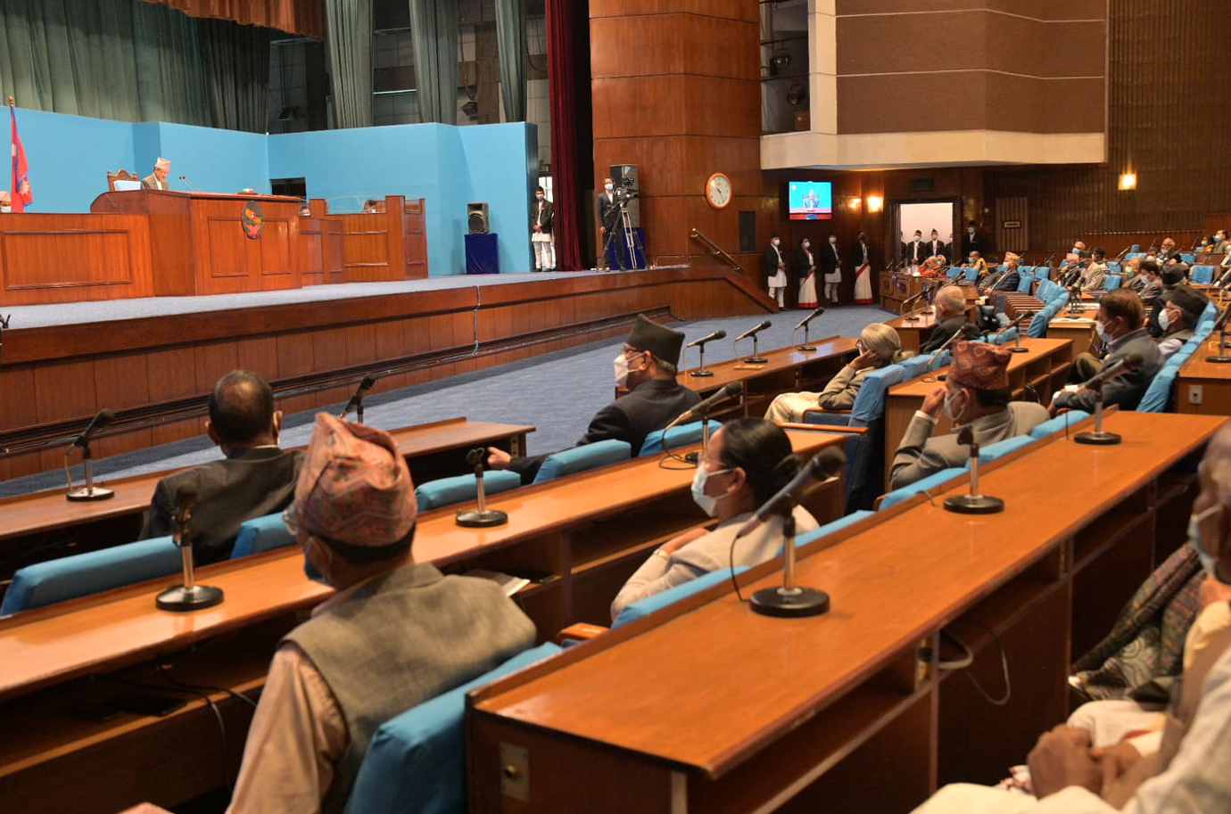 एमालेले अवरोध कायमै राखेपछि सरकारले गर्‍यो संसद अधिवेशन अन्त्य गर्न सिफारिस