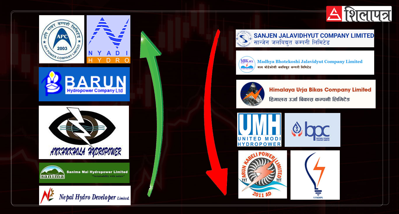 नाफा कमाउनेमा को अघि को पछि ? यस्तो छ १४ जलविद्युत् कम्पनीको वित्तीय अवस्था 