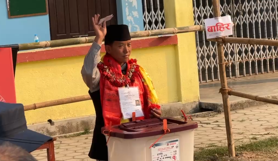 मतदानपछि सुहाङले भने- चुनाव जित्नेमा विश्वस्त छु