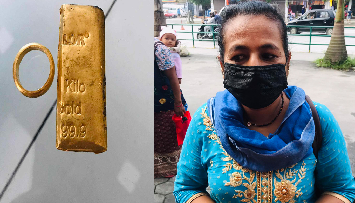 भित्री वस्त्रमा २४ ताेला सुन बाेकेकी महिला पाेखराबाट पक्राउ