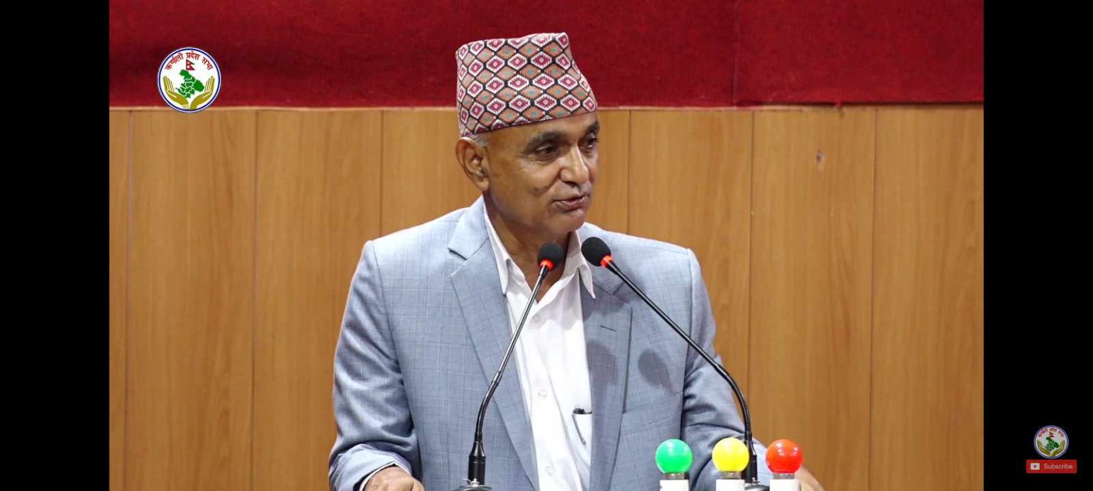 असन्तुलित बजेटमाथि छलफल चलाउनुको अर्थ छैनः यामलाल कँडेल